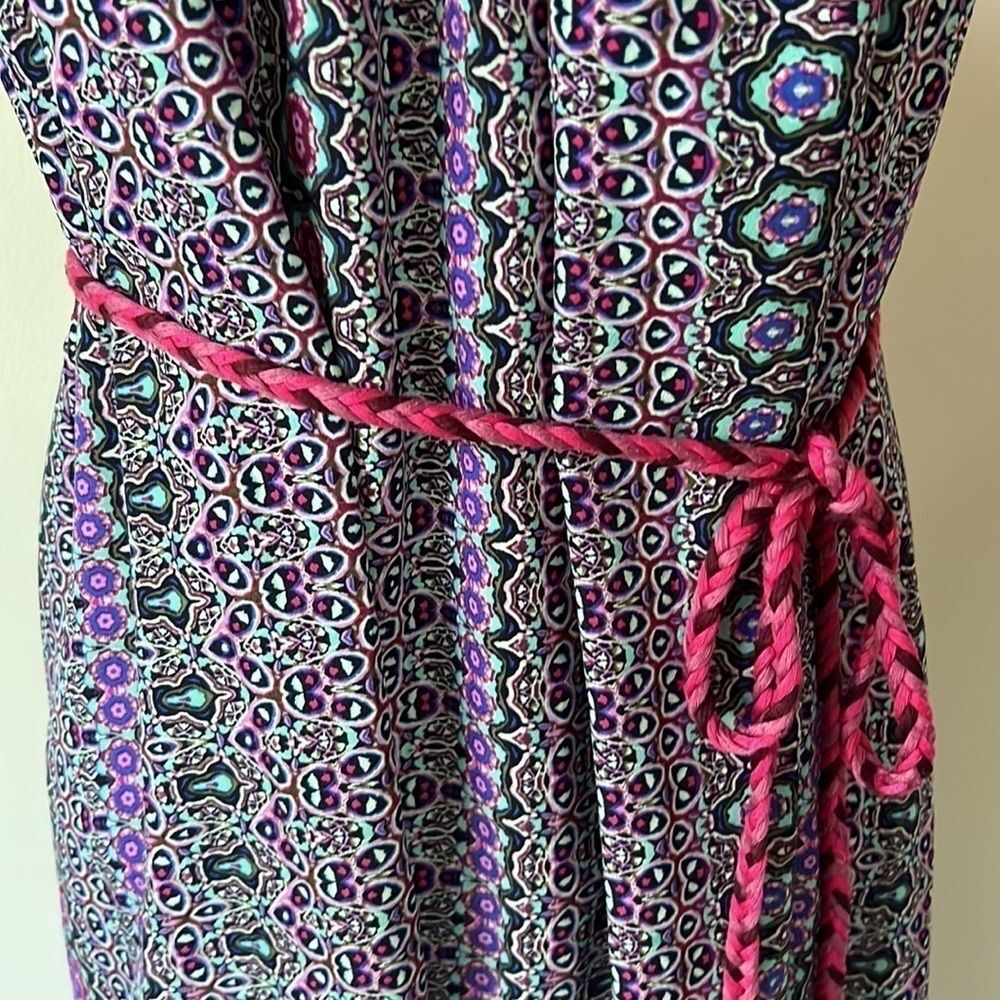 Sanctuary purple bohemian fur and flare dress - Picture 3 of 5